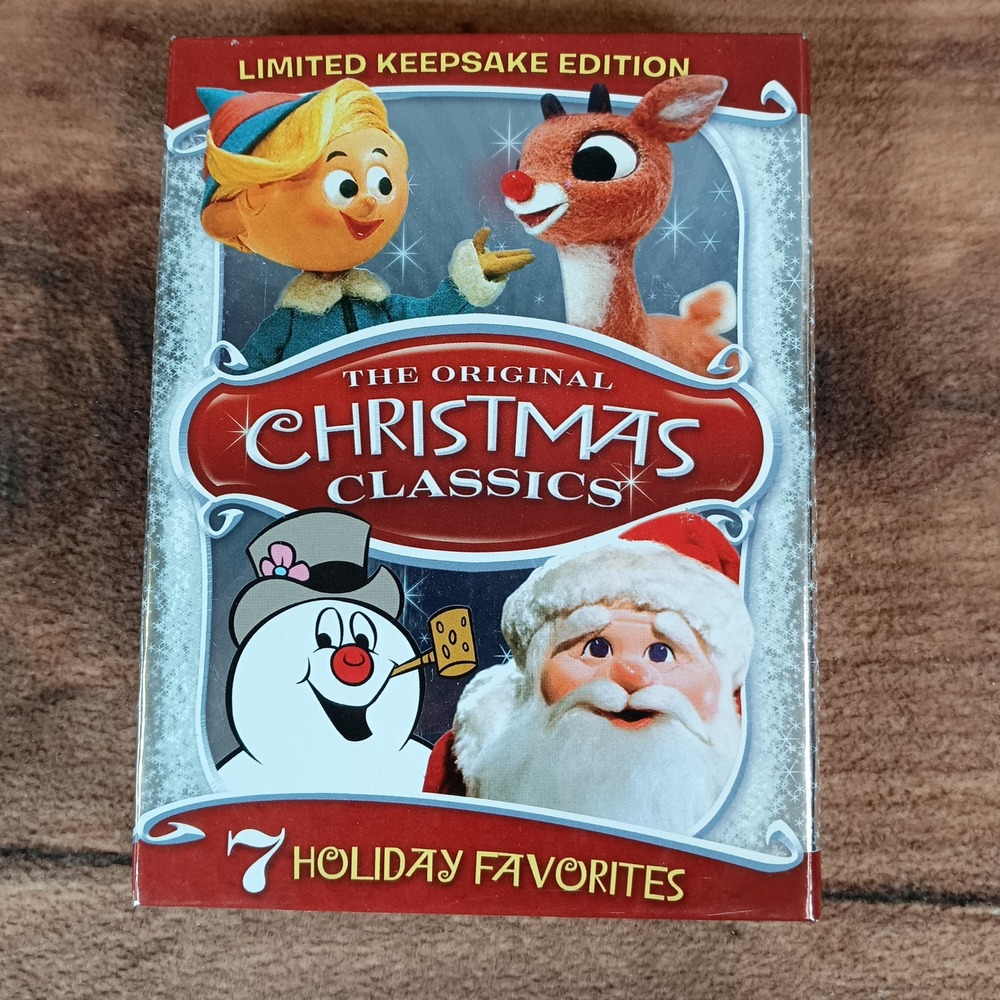 Classic Media Christmas Classics DVD Box Set Kids OS Red Excellent 7 Favorites